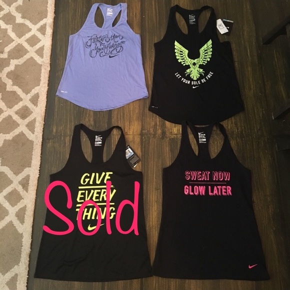 NEW Nike dri-fit/cotton tank tops - Picture 5 of 7